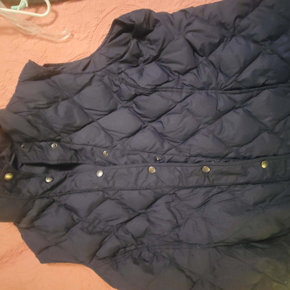 Women's Black Quilted Vest